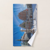 Historisch centrum in Riga, Letland Handdoek (Handdoek)