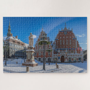 Historisch centrum in Riga, Letland Legpuzzel