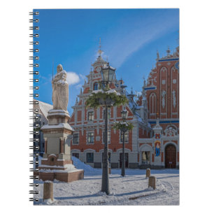 Historisch centrum in Riga, Letland Notitieboek