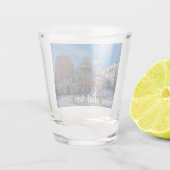 Historisch centrum in Riga, Letland Shot Glas (Achterkant)