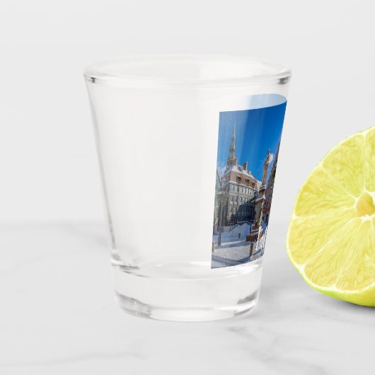 Historisch centrum in Riga, Letland Shot Glas (Links)