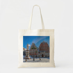 Historisch centrum in Riga, Letland Tote Bag