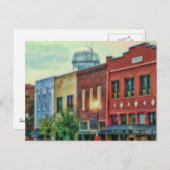 historisch centrum McKinney Texas Briefkaart (Voorkant / Achterkant)