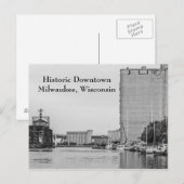 Historisch centrum Milwaukee Wisconsin Briefkaart (Voorkant / Achterkant)
