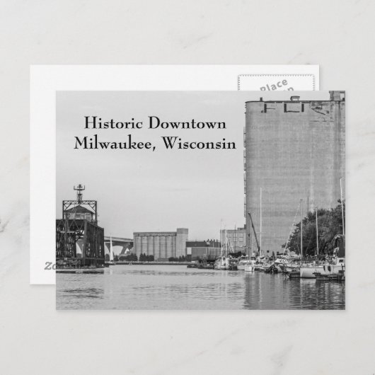 Historisch centrum Milwaukee Wisconsin Briefkaart (Voorkant / Achterkant)