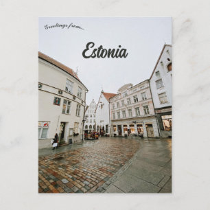 Historisch centrum oude stad Tallinn Estland Briefkaart