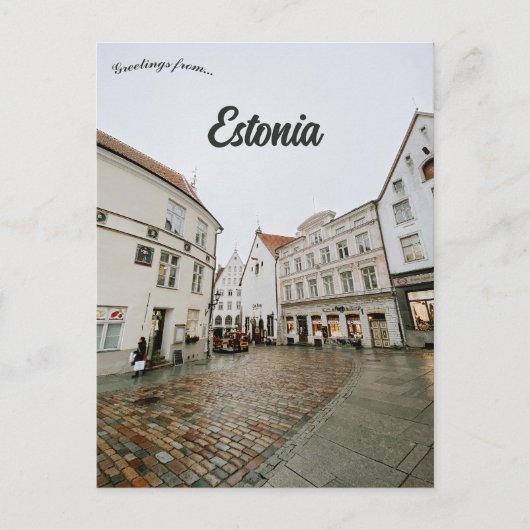 Historisch centrum oude stad Tallinn Estland Briefkaart (Voorkant)
