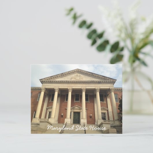 Historisch centrum van Annapolis Maryland Briefkaart (Staand voorkant)