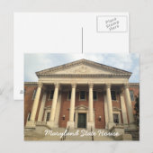 Historisch centrum van Annapolis Maryland Briefkaart (Voorkant / Achterkant)