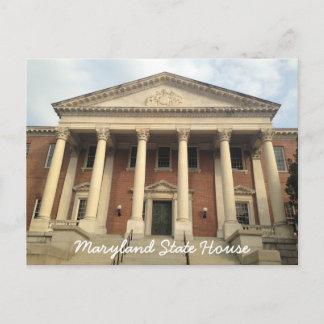 Historisch centrum van Annapolis Maryland Briefkaart