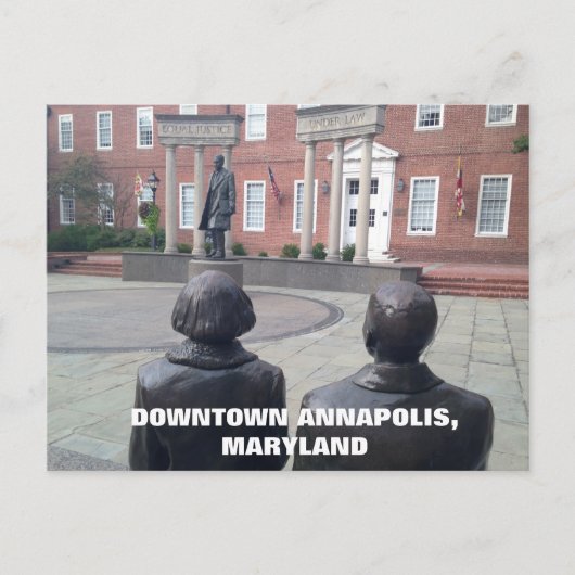 Historisch centrum van Annapolis Maryland Briefkaart (Voorkant)