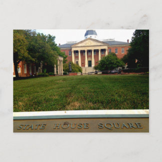 Historisch centrum van Annapolis Maryland Briefkaart