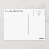 Historisch centrum van de Atlantische Oceaan Briefkaart (Achterkant)