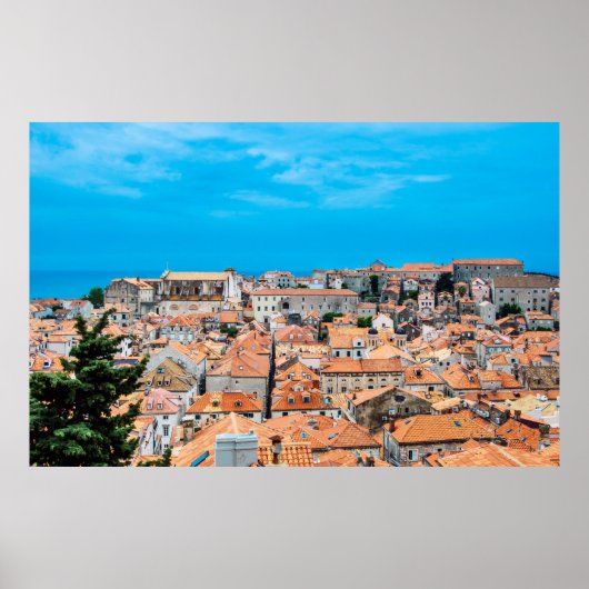 Historisch centrum van Dubrovnik Poster (Voorkant)