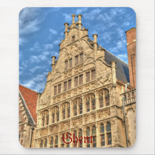 Historisch centrum van Gent, België Muismat