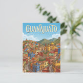 Historisch centrum van Guanajuato Briefkaart (Staand voorkant)