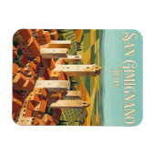 Historisch centrum van San Gimignano Italië Magneet (Horizontaal)