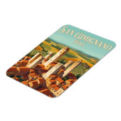 Historisch centrum van San Gimignano Italië Magneet (Linkerzijde)