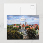 Historisch centrum van Tallinn, Estland Briefkaart (Voorkant / Achterkant)