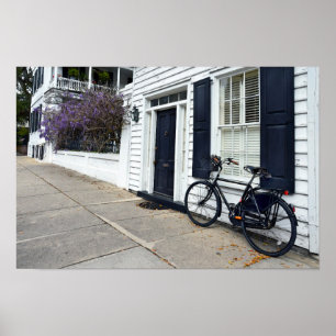 Historisch Charleston, South Carolina Straat Poster