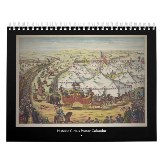 Historisch Circus Poster Agenda Kalender (Hoes)