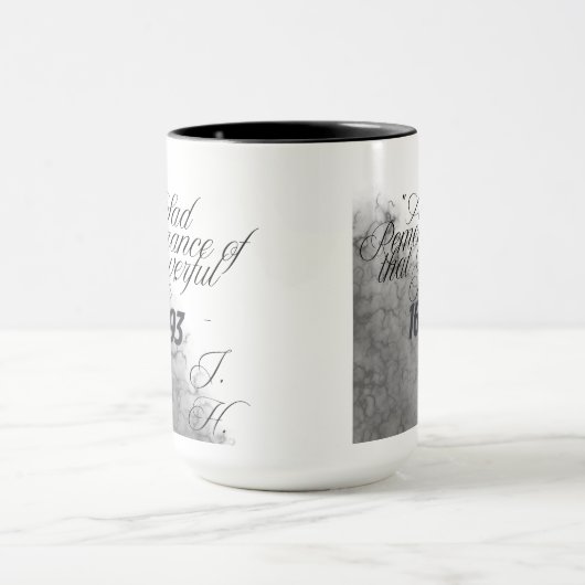 Historisch citaat van Witch Salem Mok (Midden)