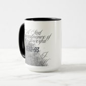 Historisch citaat van Witch Salem Mok (Voorkant links)