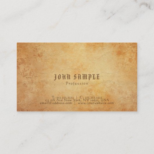  Historisch Creatief Ontwerp Deluxe Visitekaartje (Achterkant)