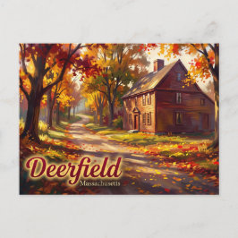 Historisch Deerfield USA Briefkaart