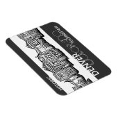 Historisch Denver Colorado, oude stad magnet Magneet (Rechterzijde)