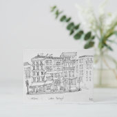 Historisch district Alfama | Lissabon, Portugal Briefkaart (Staand voorkant)