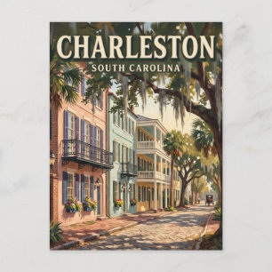 Historisch district Charleston South Carolina Briefkaart