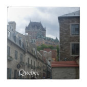 Historisch district in de stad Quebec Tegeltje (Voorkant)