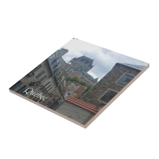 Historisch district in de stad Quebec Tegeltje (Zijkant)