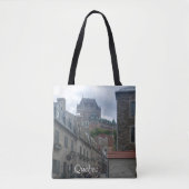 Historisch district in de stad Quebec Tote Bag (Voorkant)