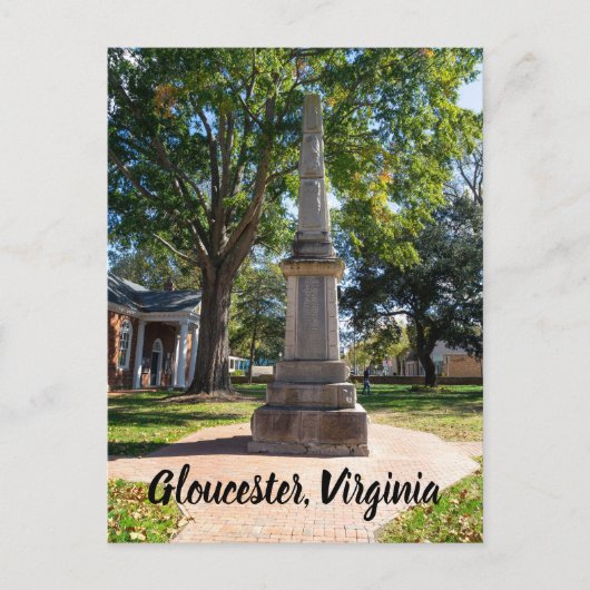Historisch district in Gloucester, Virginia Briefkaart (Voorkant)