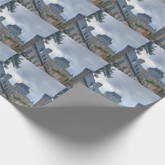 Historisch district in Quebec Cadeaupapier (Hoek)