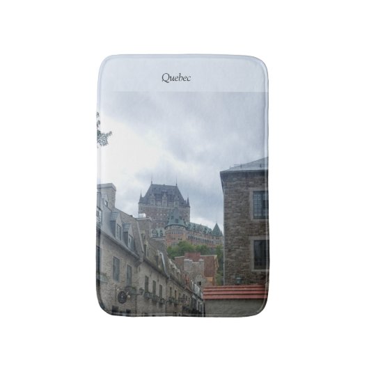 Historisch district in Quebec City Badmat (Voorkant Verticaal)