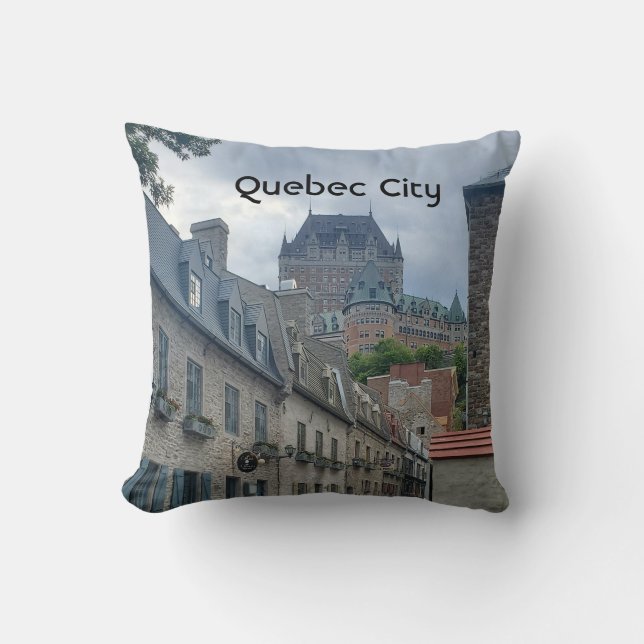 Historisch district in Quebec City Kussen (Voorkant)
