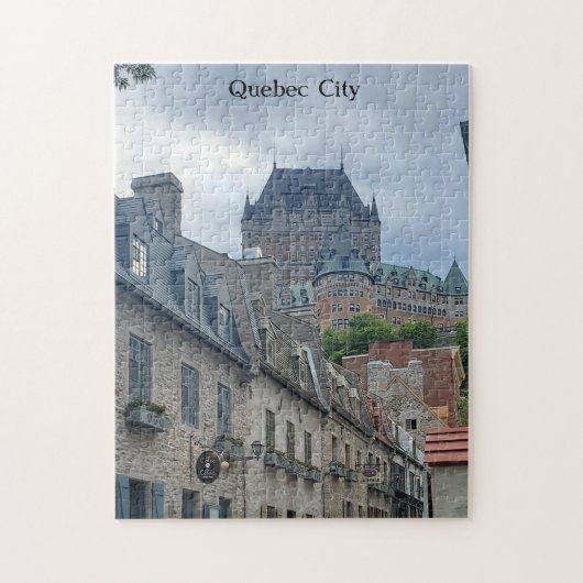 Historisch district in Quebec City Legpuzzel (Verticaal)