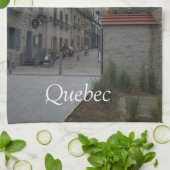 Historisch district in Quebec City Theedoek (Gevouwen)