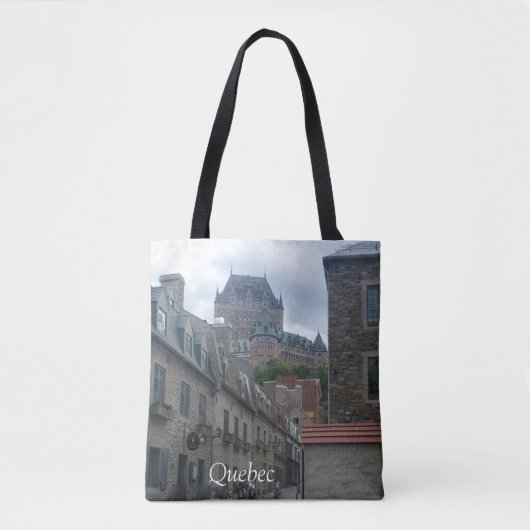 Historisch district in Quebec City Tote Bag (Voorkant)