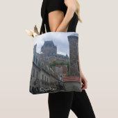 Historisch district in Quebec City Tote Bag (Dichtbij)