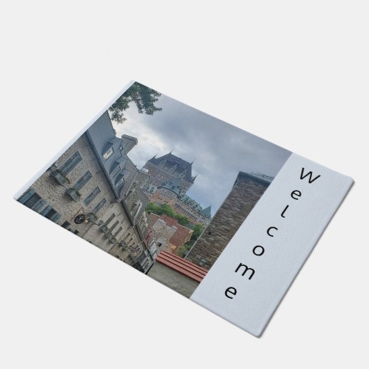 Historisch district in Quebec Deurmat (Schuin)