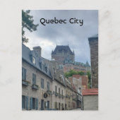 Historisch district in Quebec Feestdagenkaart (Voorkant)