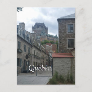 Historisch district in Quebec Feestdagenkaart