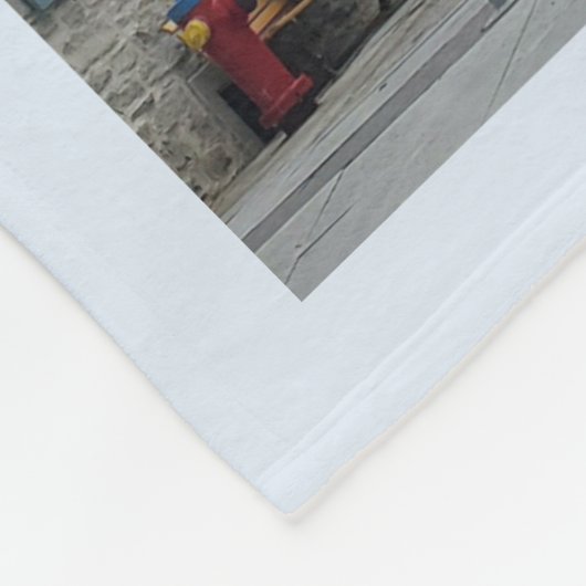 Historisch district in Quebec Fleece Deken (Hoek)