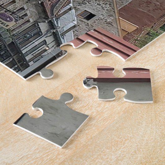 Historisch district in Quebec Legpuzzel (Zijkant)