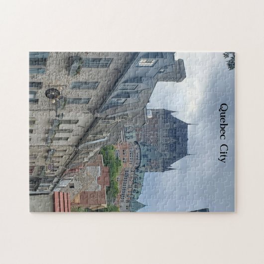 Historisch district in Quebec Legpuzzel (Horizontaal)