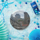 Historisch district in Quebec Papieren Bordje (Feest)